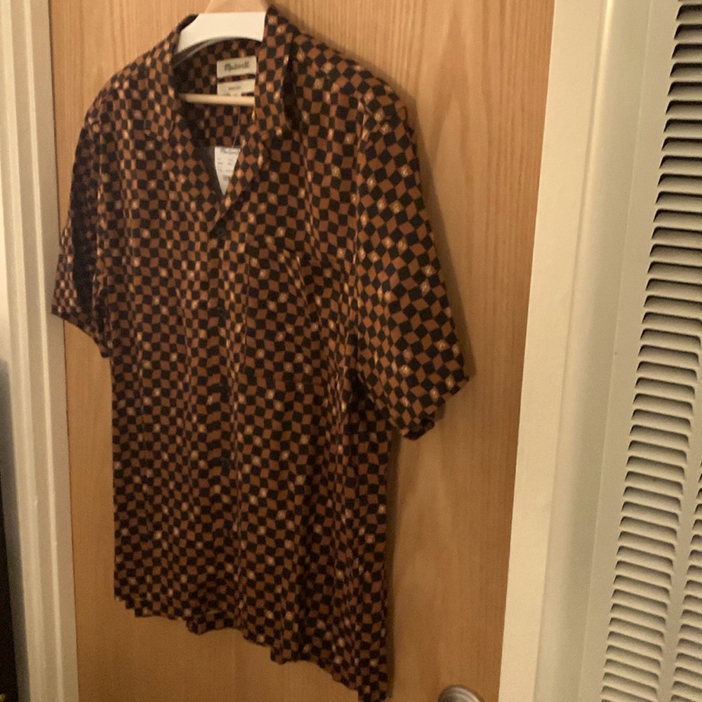 NWT Men’s Madewell Sz M Boxy Short Sleeve Shirt